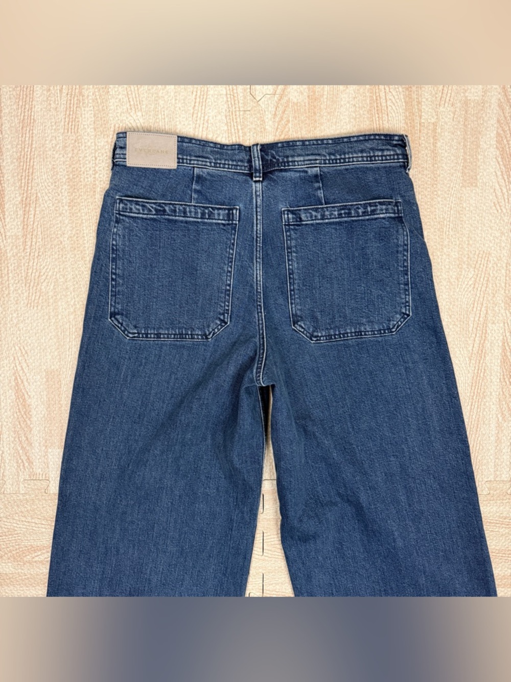 Everlane Women’s The Mariner Wide Leg Baggy Jeans In Vintage Indigo Size 31 X 28 - Picture 7 of 13